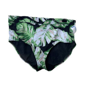NEW! Swim By Cacique High Waist Bikini Bottom Plus 16W Tropical